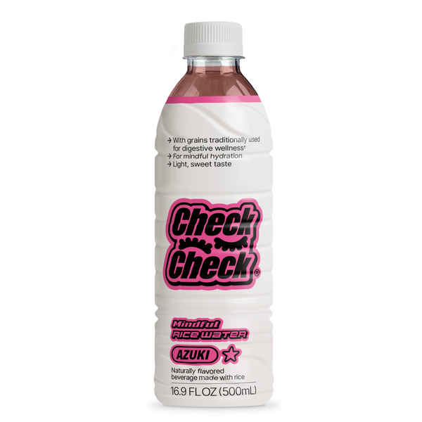CheckCheck Prebiotic Rice Water (12-Pack, 16.9 fl oz PET Bottles)