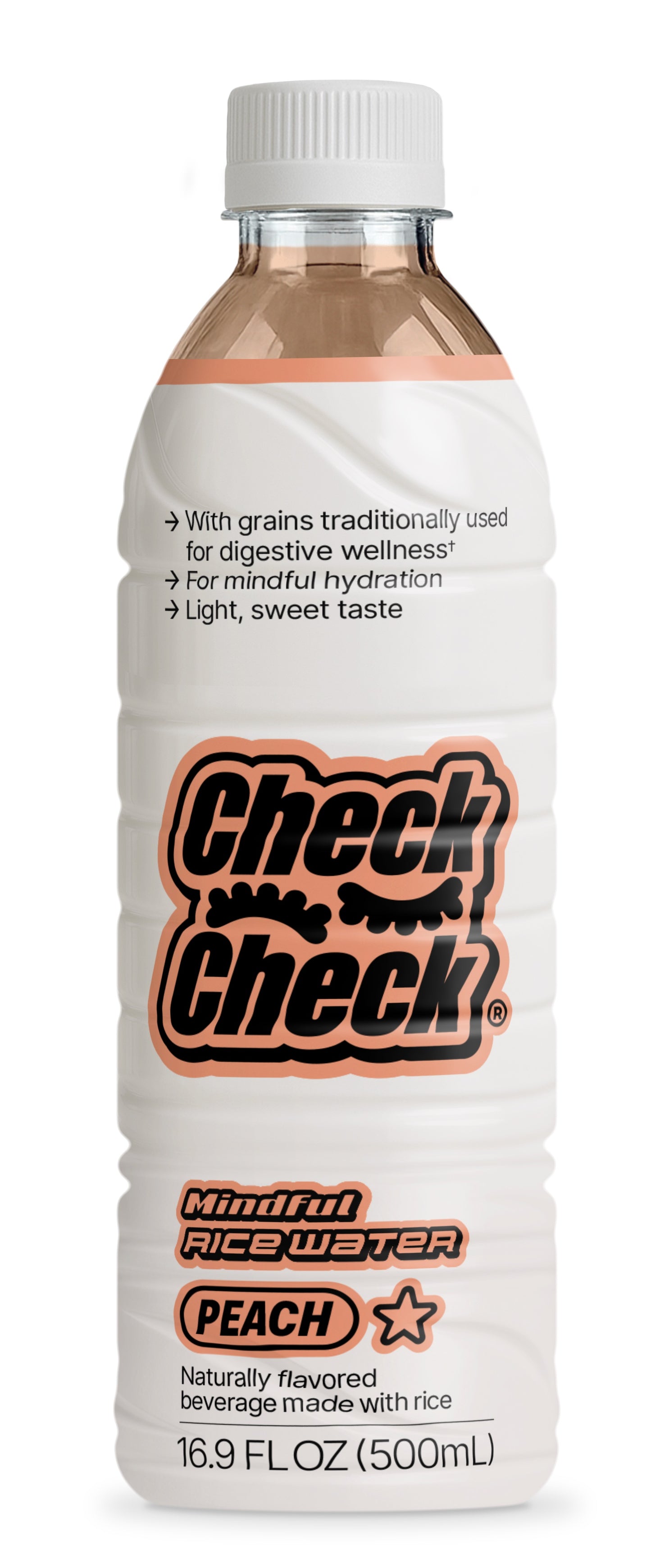 CheckCheck Prebiotic Rice Water (12-Pack, 16.9 fl oz PET Bottles)